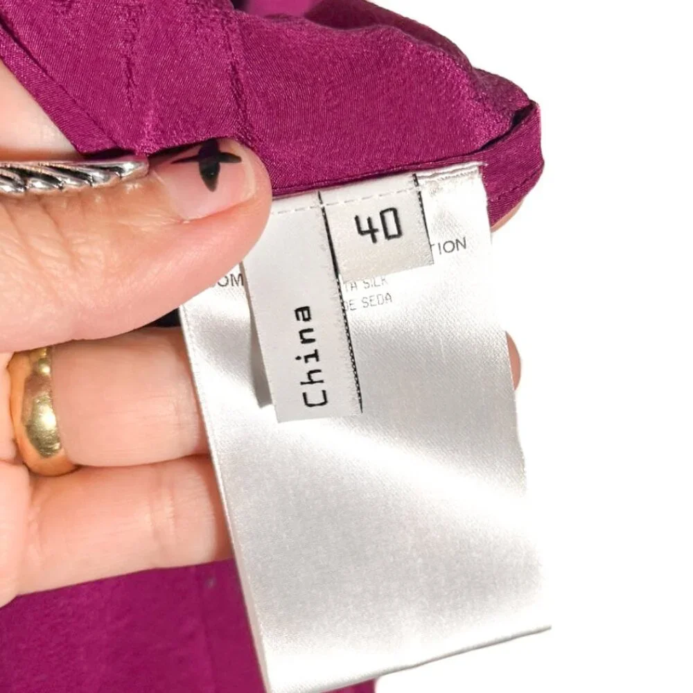 Balenciaga 2007 Magenta Silk Tank Dress - Picture 7 of 9